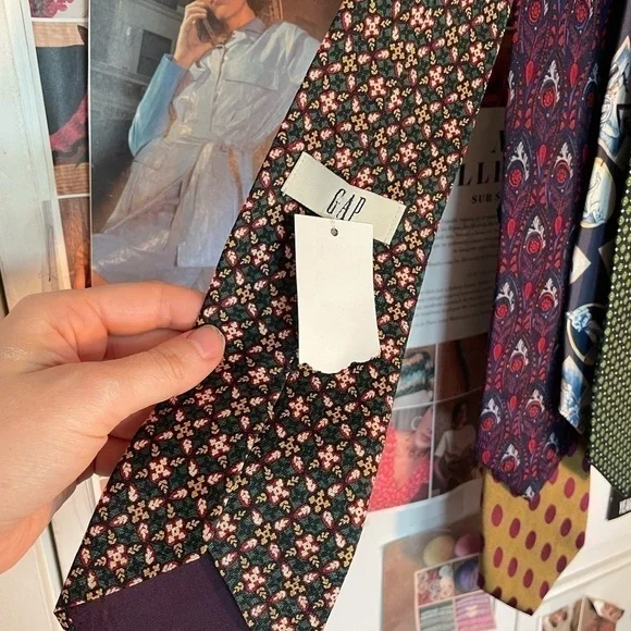 VINTAGE Silk Men’s Tie - Picture 5 of 6